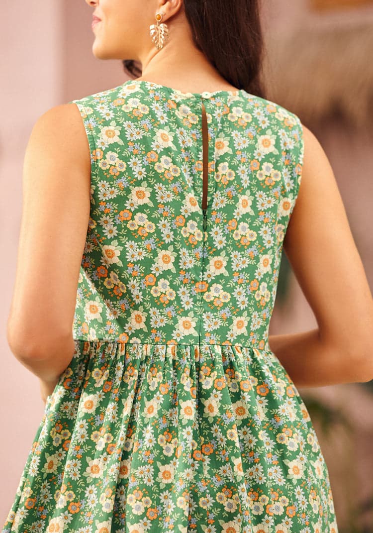 Green Floral