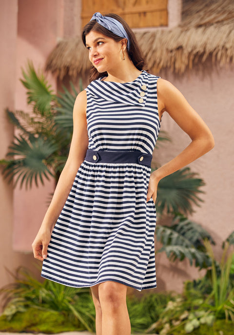 Navy Stripe