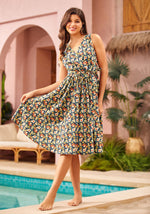 Navy Floral