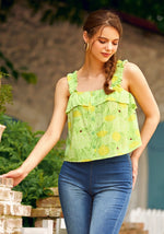 Radiant Ruffle Top