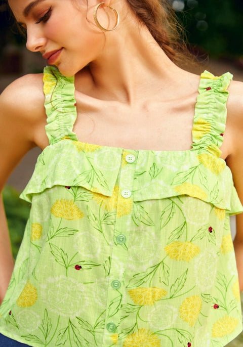 Radiant Ruffle Top