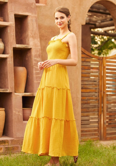 Glimmering Goddess Maxi Dress