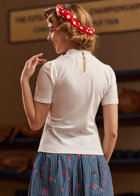 Rydell High Revisited Tie-Neck Top