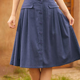 Effortless Feature Midi Skirt (Final Sale)