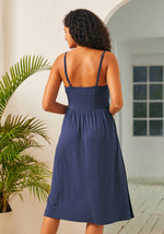 Surplice and Demand Midi dress