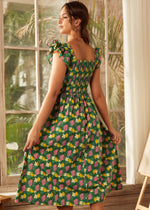 Flair and Square Babydoll Dress