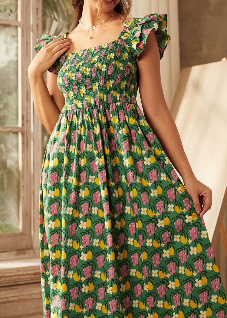 Flair and Square Babydoll Dress