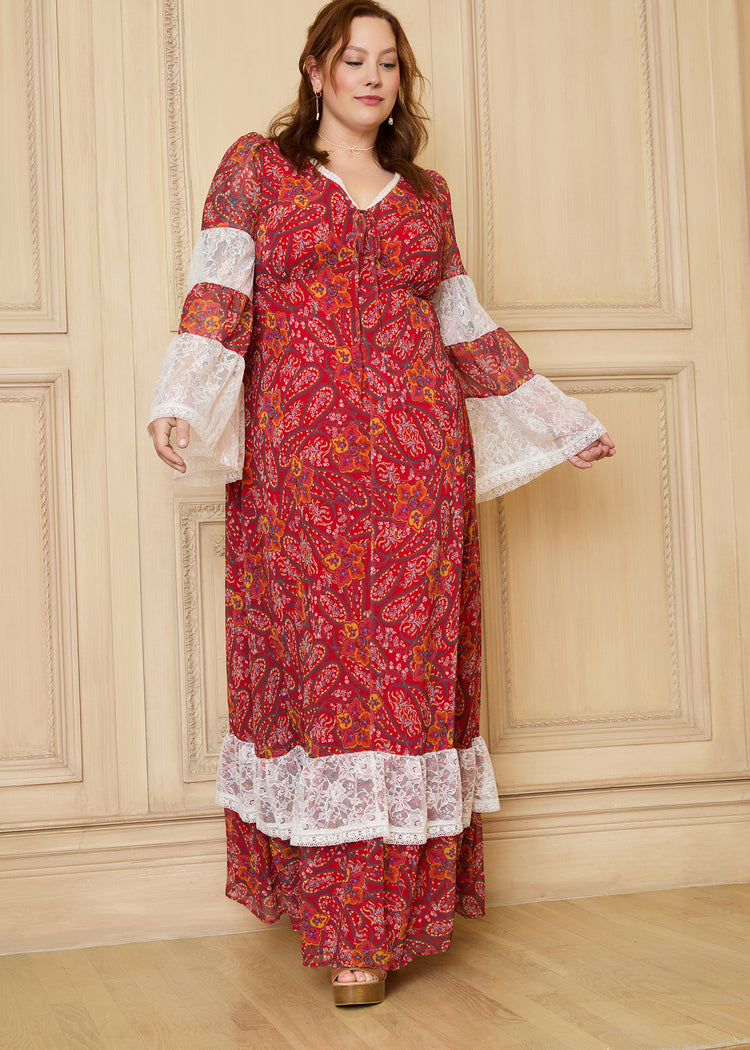 GUNNE SAX by ModCloth Josephina Bell Sleeve Dress - Limited Edition