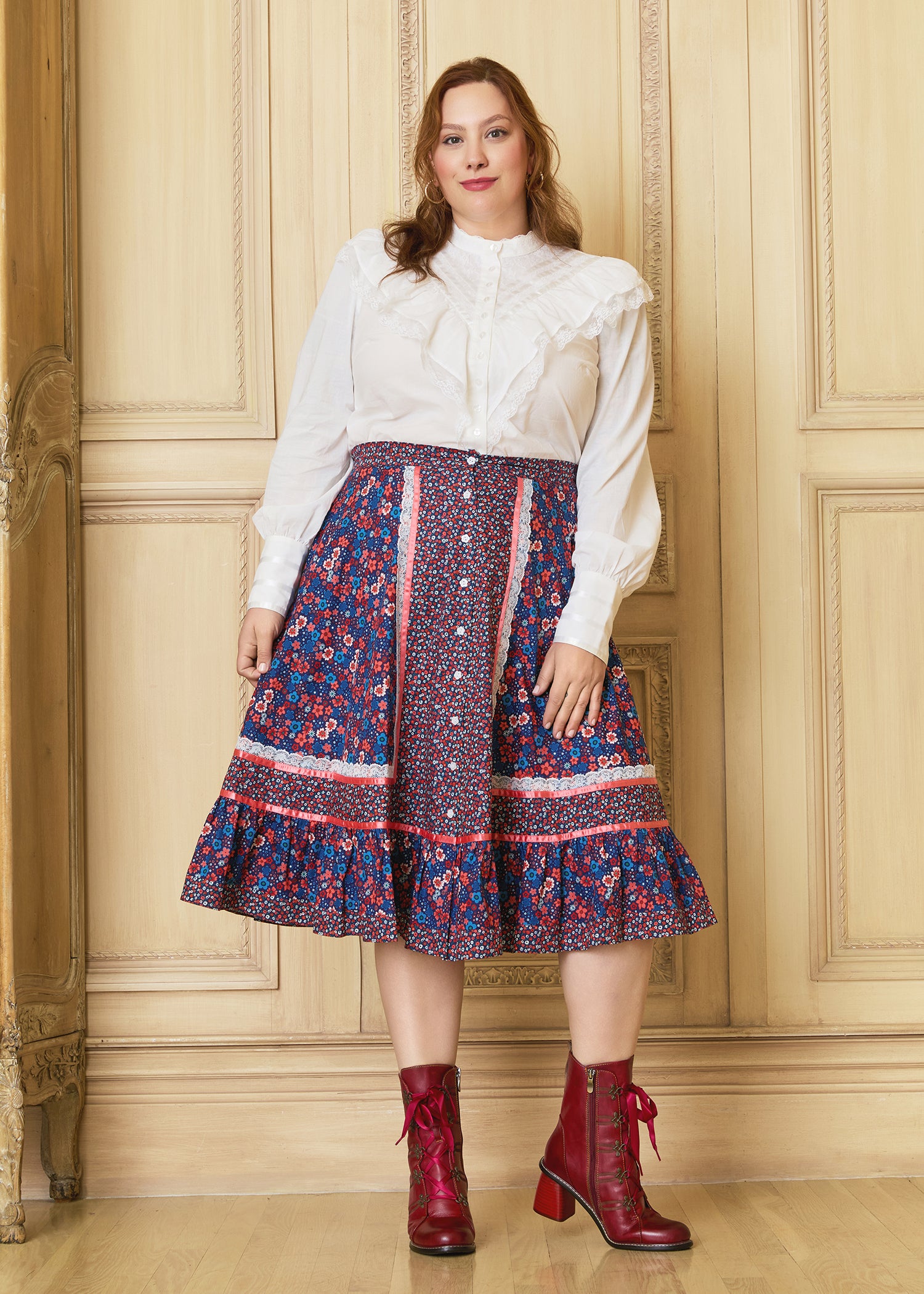 GUNNE SAX for ModCloth's Isabella Midi Skirt