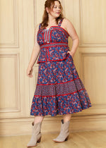 GUNNE SAX for ModCloth Grace Peplum Midi Dress