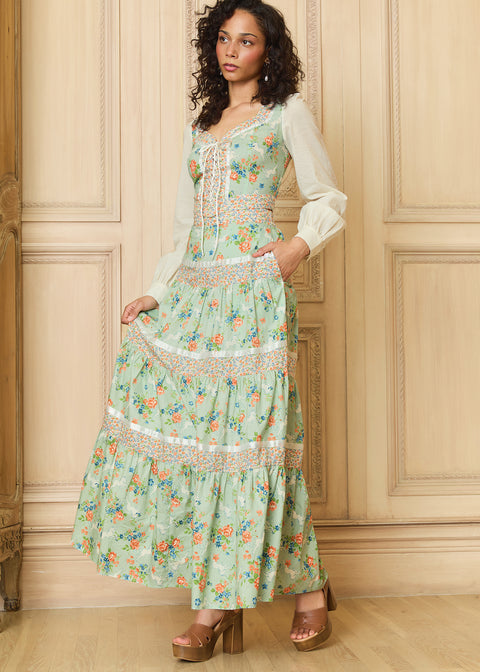 GUNNE SAX for ModCloth Bella Tiered Maxi Skirt