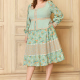 GUNNE SAX for ModCloth Lilly Corselette Midi Dress