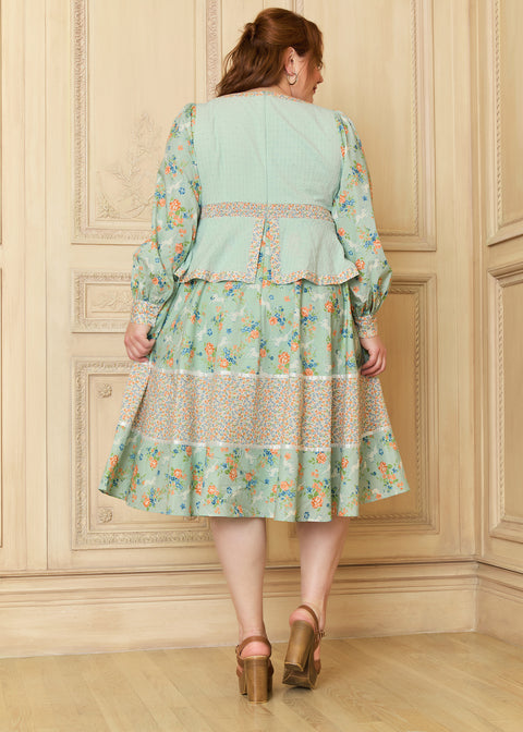 GUNNE SAX for ModCloth Lilly Corselette Midi Dress