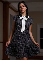 Mornings in the Mist Ruffle Dress