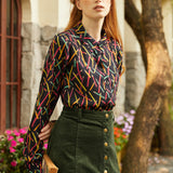 Vogue on Vinyl Button Front Corduroy Skirt