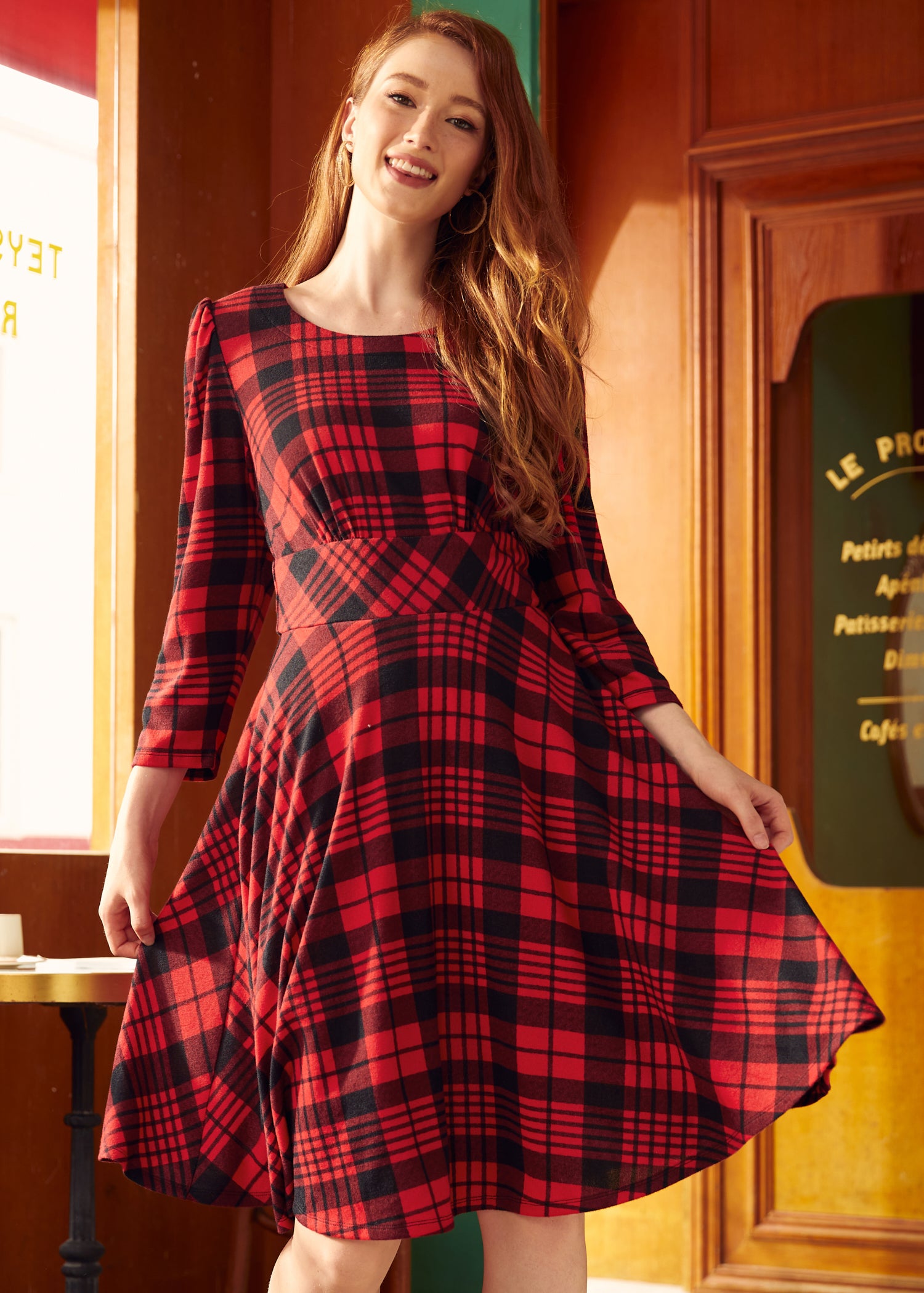 All About Doodlebug Fit & Flare Dress