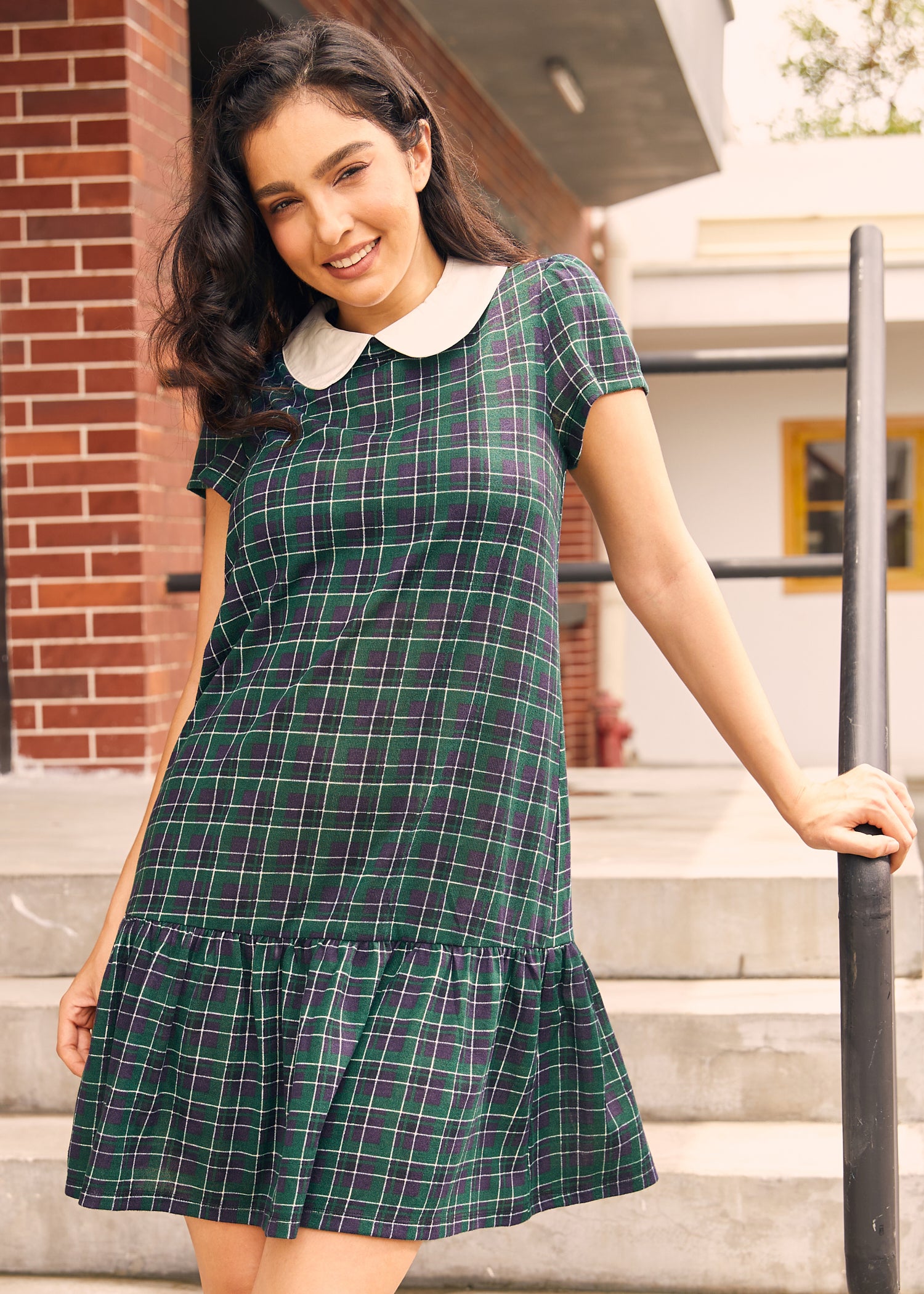 School Days Collared Dress (Final Sale)