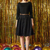 Old Hollywood 3/4 Sleeve Top (Final Sale)