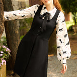 Classically Charming Sleeveless Fit & Flare Dress