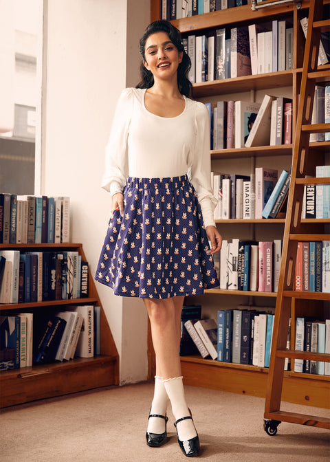 Twirl Into Fall A-Line Skirt