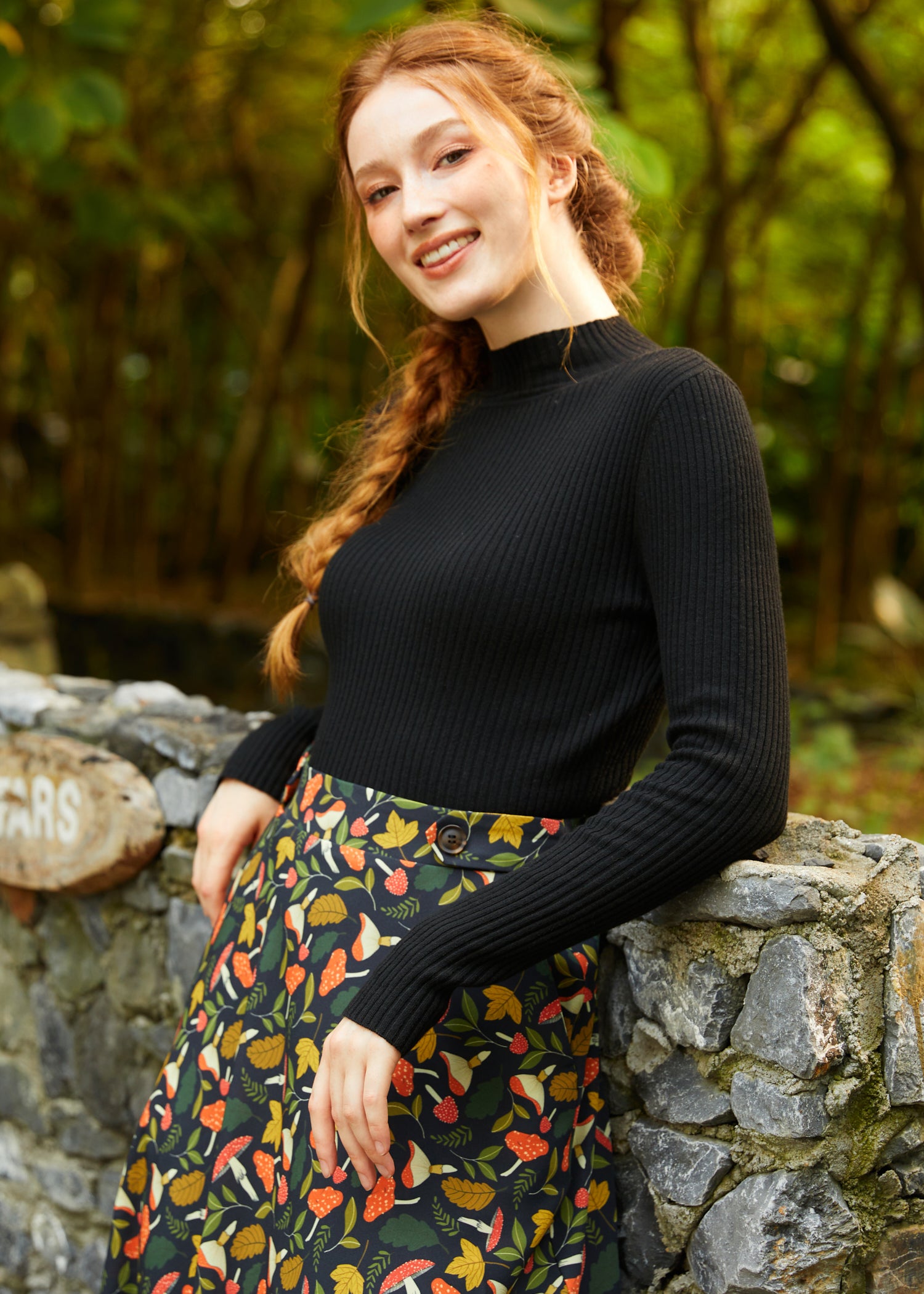 Downtown Dreamer Ribbed Turtleneck (Final Sale)
