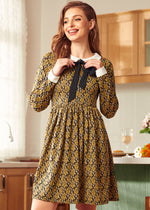 Nifty Fifties Flare Collar Dress