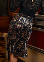 Sugar and Spice Spice Fishtail Midi Skirt