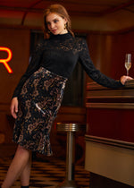 Sugar and Spice Spice Fishtail Midi Skirt