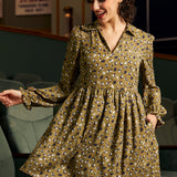 A Trip Down Memory Lane A-Line Dress