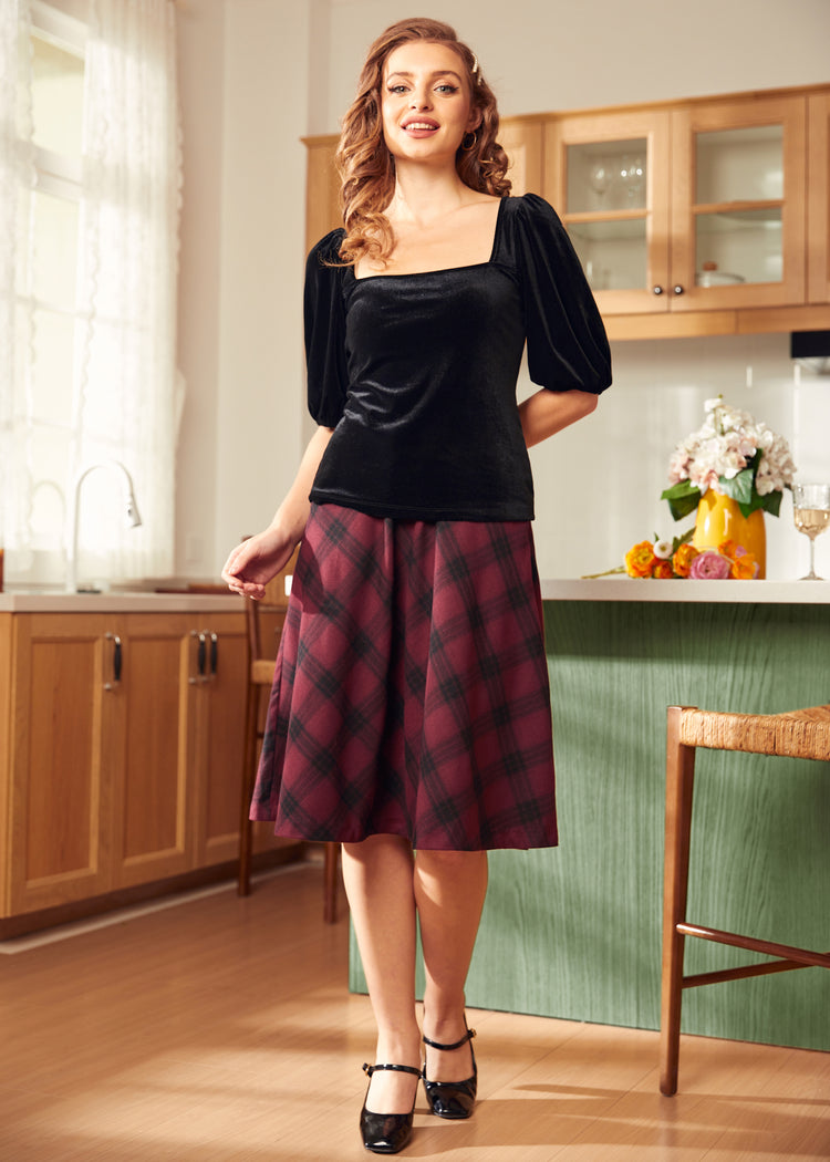 Saturday Night Sensation Balloon Sleeve Top