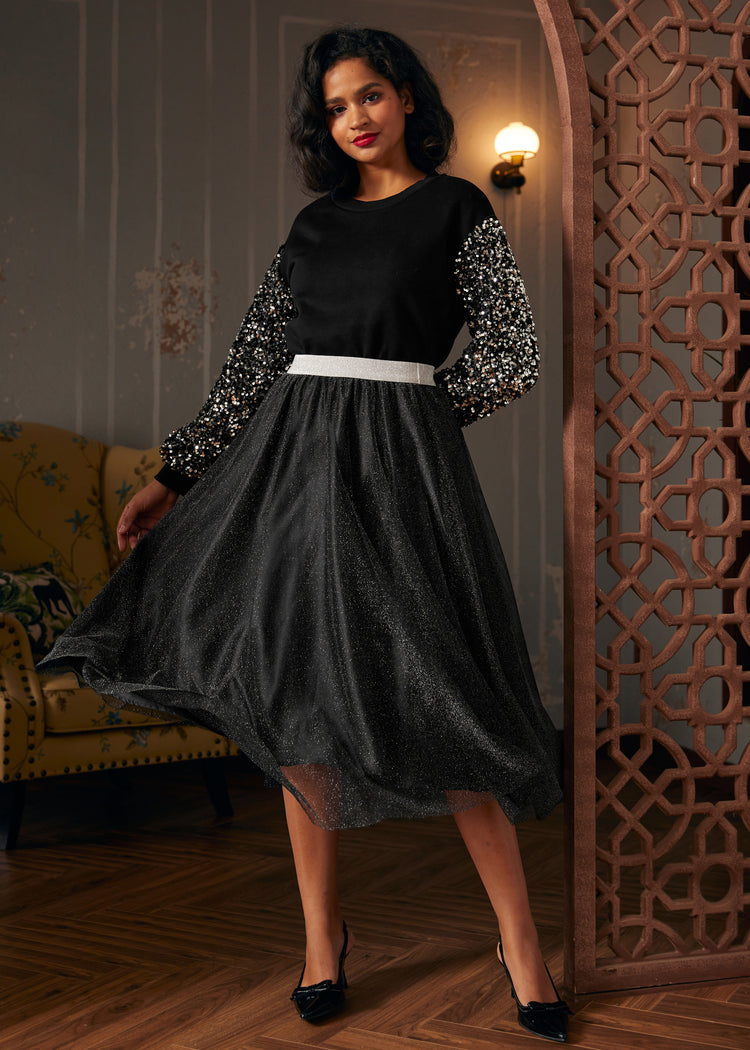 Dressed to Impress Sequin Sweatshirt