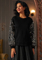 Dressed to Impress Sequin Sweatshirt