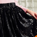 Midnight Muse Dirndl Velvet Skirt (Final Sale)