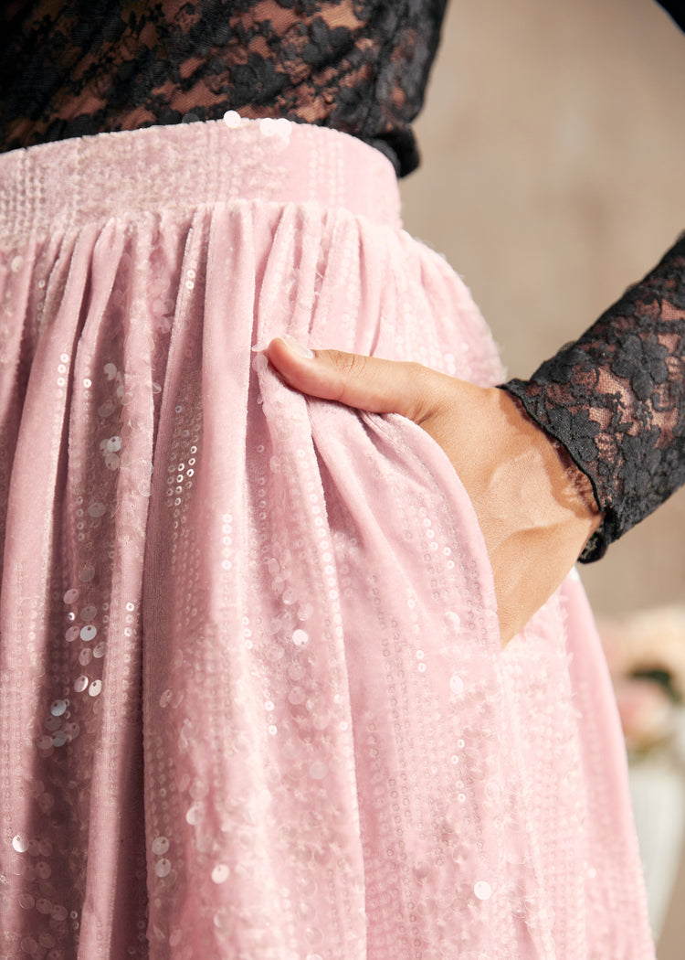 Blush of Dawn Dirndl Skirt