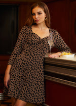 Leopard Hi-Low Empress Dress
