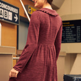 Touched by Time Ruffle Accent Dress (Final Sale)