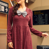Touched by Time Ruffle Accent Dress (Final Sale)