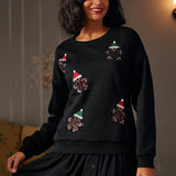 Whimsical Gingerbread Man Sweatshirt (Final Sale)