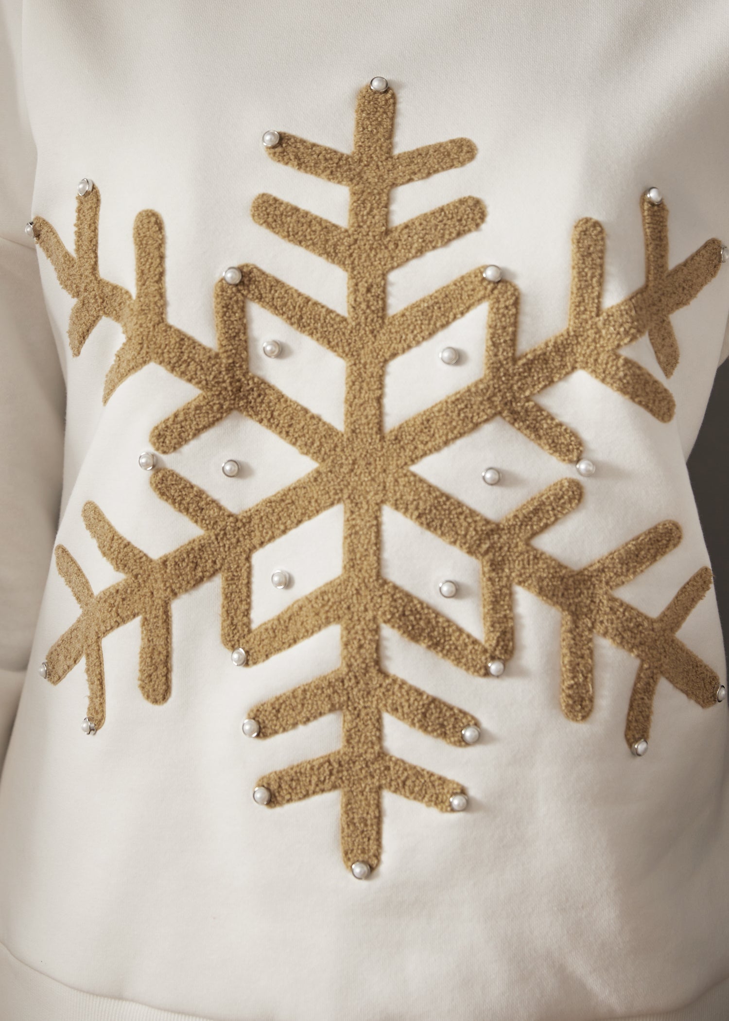 Winter's Whisper Snowflake Sweatshirt (Final Sale)