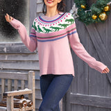 Retro Charm Raglan Sweater (Final Sale)