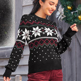 Whimsical Winter Puff Shoulder Sweater (Final Sale)
