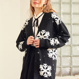 Whispers of Winter Snowflake Cardigan (Final Sale)