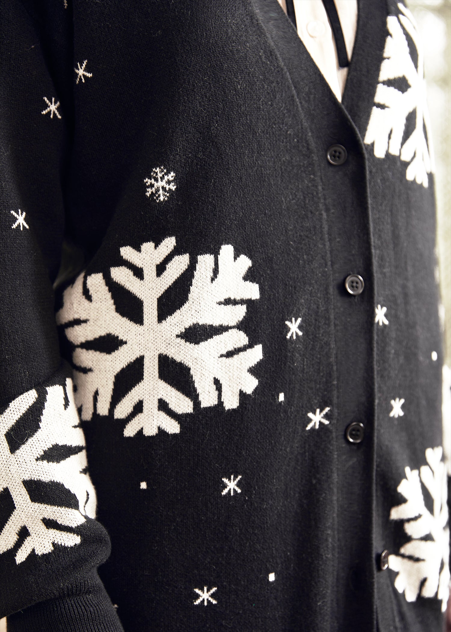 Whispers of Winter Snowflake Cardigan (Final Sale)