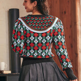 Timeless Tapestry Jacquard Cardigan