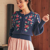 Timeless Tapestry Jacquard Cardigan