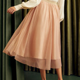 Time Capsule Tulle Midi Skirt (Final Sale)