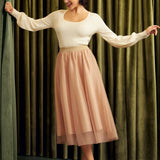 Time Capsule Tulle Midi Skirt (Final Sale)