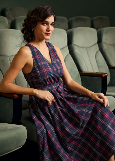 Instant Energy Faux-Wrap Dress ModCloth Instant Energy Faux-Wrap Dress ModCloth