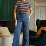 Whispers of Autumn Mock Neck Top