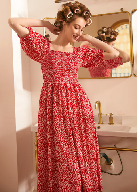 Lilting Love Short Sleeve Babydoll Dress